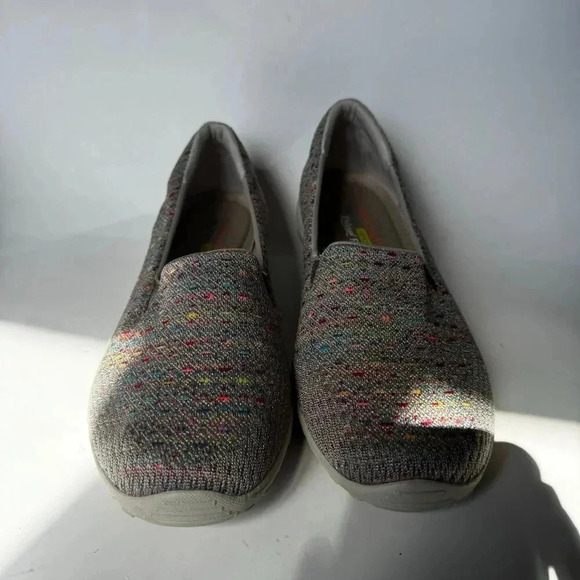 Skechers Reggae Fest Wicker Knit Slip on Relaxed Fit Memory Foam Womens …🤎 - Picture 5 of 6